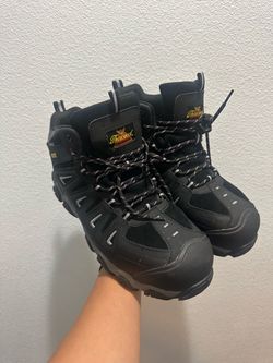Men’s Size 11 Metatarsal Guard Safety Work Boots – Black – Excellent Condition