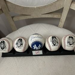 Yankees Players Photo Ball Collection 1996
