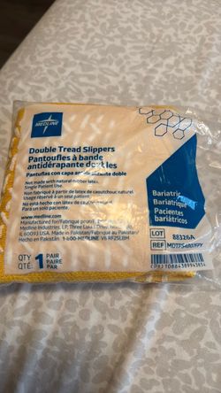 Medline Bariatric Double Tread Slippers