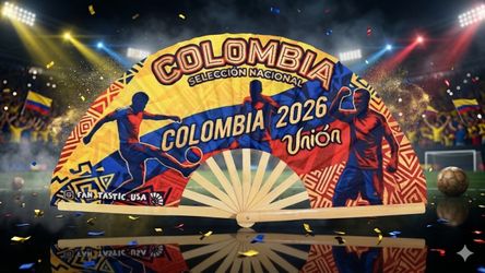Abanicos selección Colombia