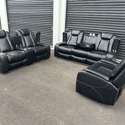 Brand New Power Reclining Couch Set