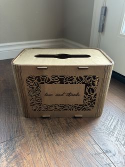 Wedding Wood Card/Money Box 