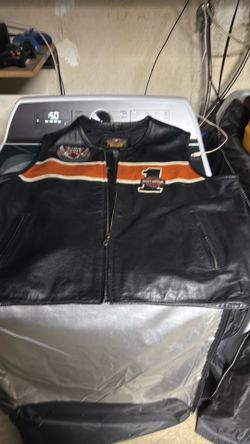 Harley Davidson leather vest