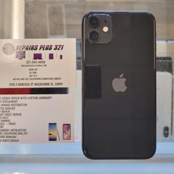 Unlocked Black iPhone 11 256gb