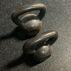 Dumbbells (2)- 25 LB/ 35 LB 