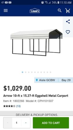 Arrow Metal Carpol " Canavy 