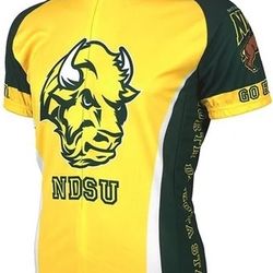 North Dakota State University Bisons Road Cycling Jersey Small NEW