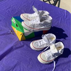 2 Pairs Sz 10 Mens Converse 