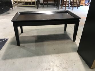 Bombay Espresso coffee table $30 real wood