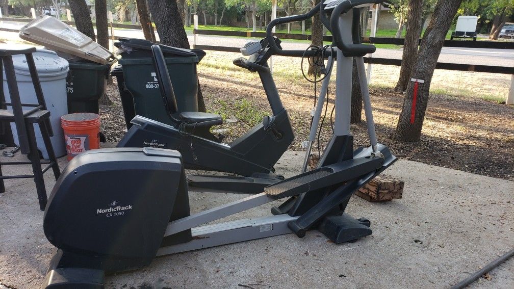 Recumbent bike and elliptical