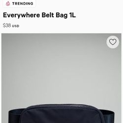  LULULEMON Everywhere Bag Brand New Navy Blue