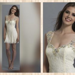 New With Tags Size 10 Dave & Johnny Short Formal Dress & Homecoming Dress $45