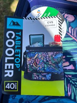 Beach chairs, brand new, matching small, and large new coolers available,