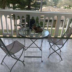 Patio Bistro Patio Set Table & Chairs