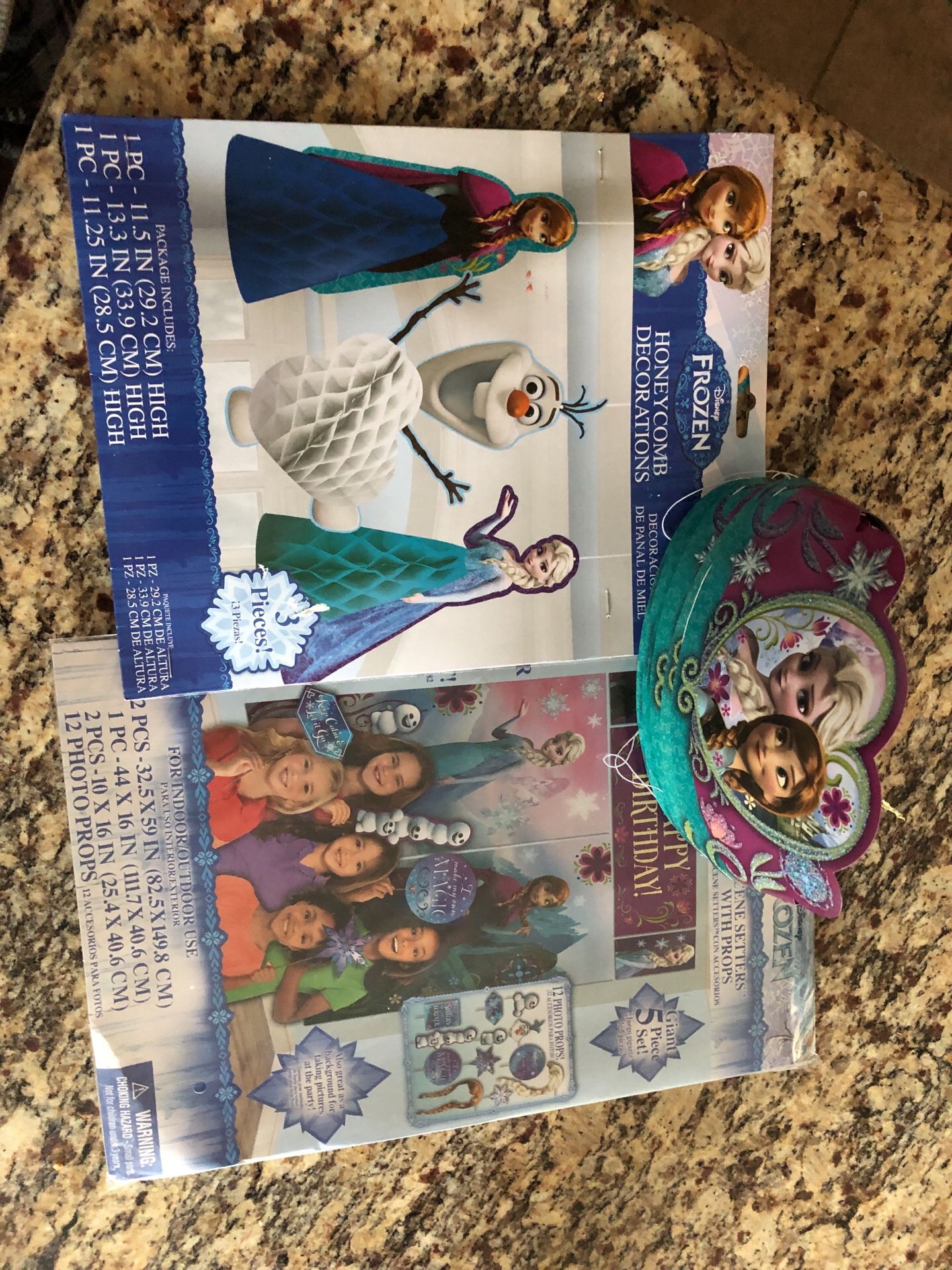 Frozen decorations