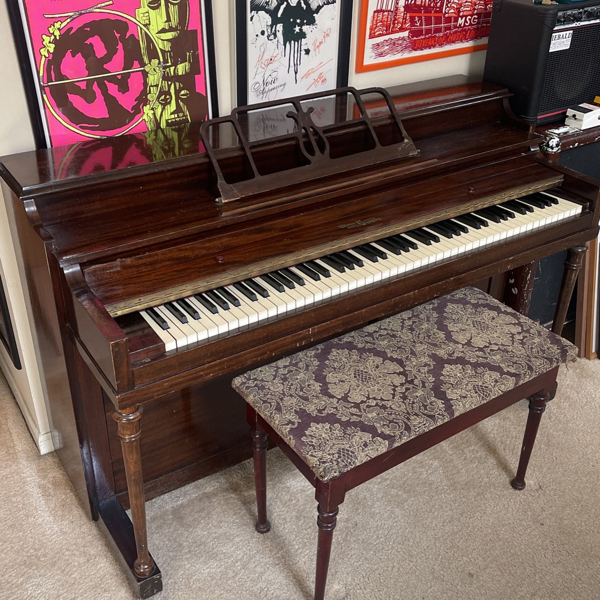 1956 Winter & Company Upright Piano