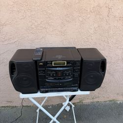 JVC PC-XC30 Boom Box AM/FM Radio 6-CD Changer Dual Cassette