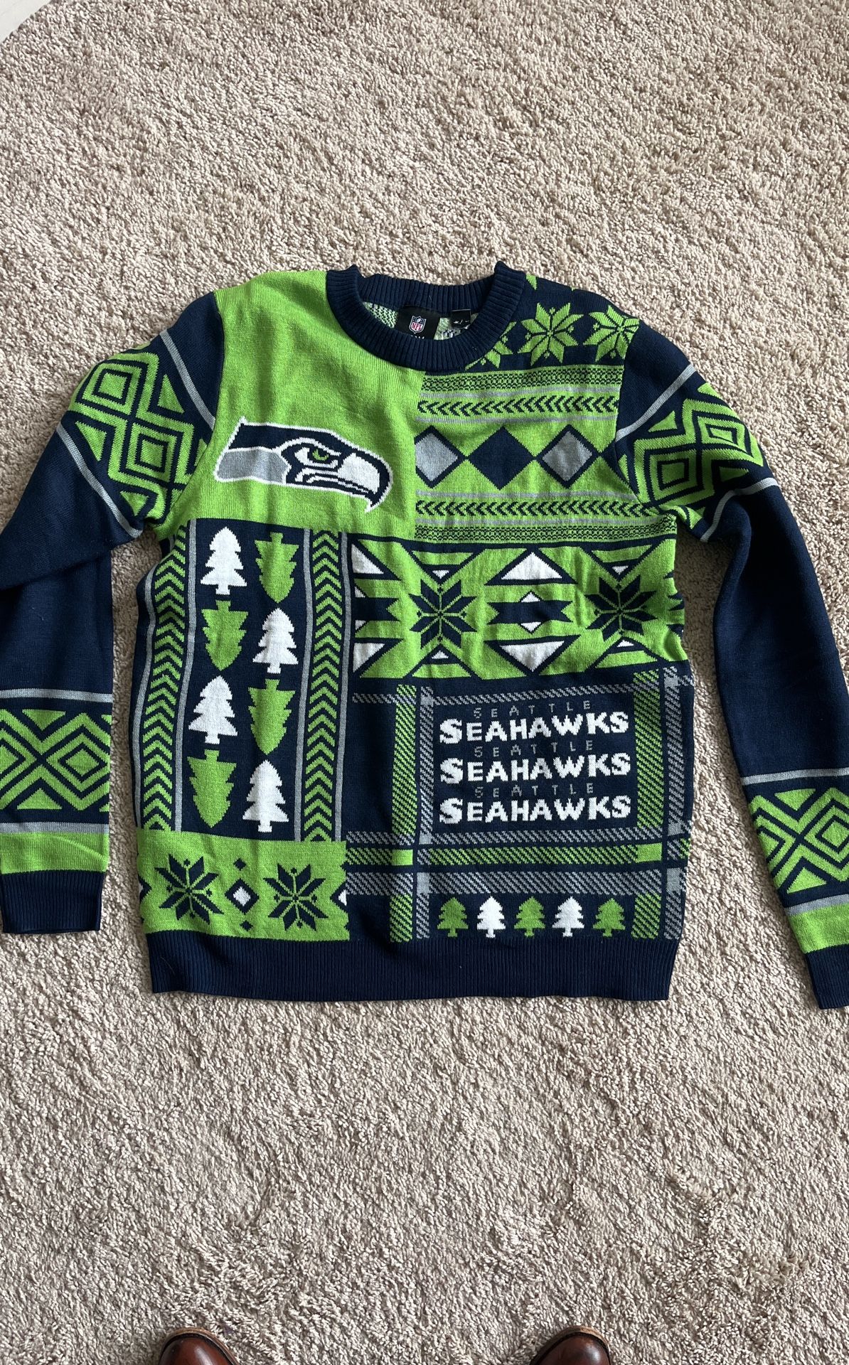 NFL Seahawks Sweater, Men’s Med.