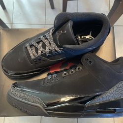 Jordan 3 Black Cat Size 11