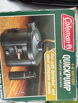 Title: Coleman 4D Battery QuickPump (Air Bed / Mattress Pump)