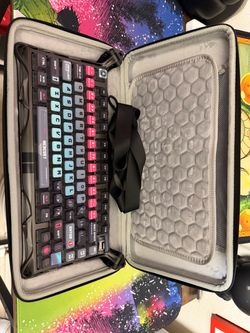 GravaStar Mercury V75 Pro HE Keyboard – 75% Layout Gaming Keyboard, Hall‑Effect Magnetic Switches, Only Wired, Hot‑Swappable, 8000 Hz Polling, Dual‑Zo