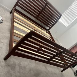 King Bed frame Oakwood 