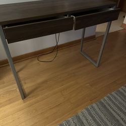 Desk L40 W 16 H 30 Inches New