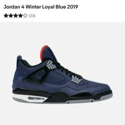 Jordan Retro 4 Winter Blue 