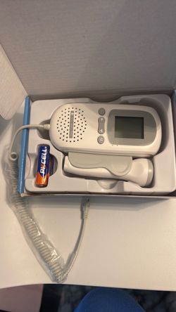 NEW Fetal Doppler Baby Heartbeat Monitor - Includes Gel & Batteries