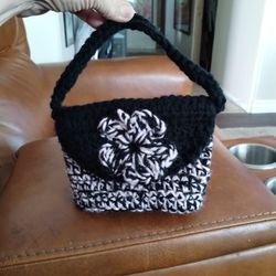 Beautiful Hand Crocheted Purse. Made To Order. Any Color.