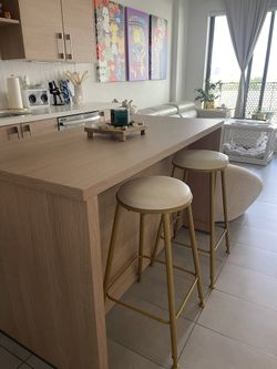 White Bar Stools - $125