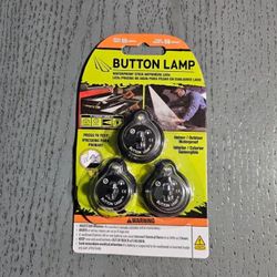 Bright LED Button Lamps Stick-On, Waterproof, Easy One-Touch Lights