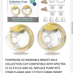 For hands-free milk extractor