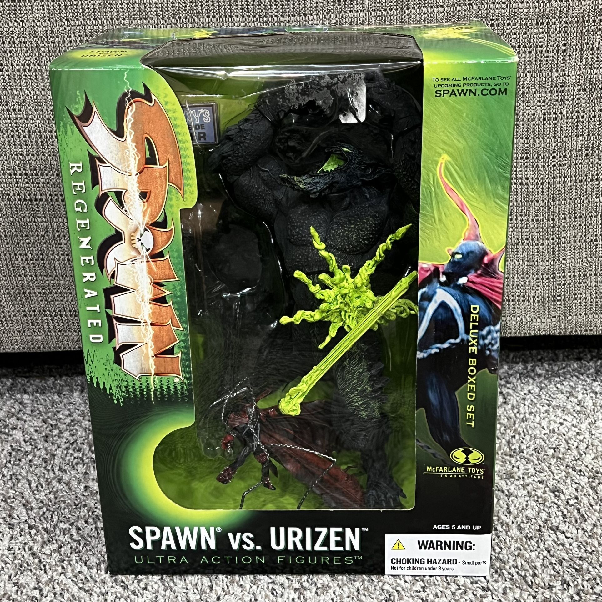 New, Spawn vs Urizen Action Figures Spawn Regenerated Series 28 Deluxe Set Action Figure