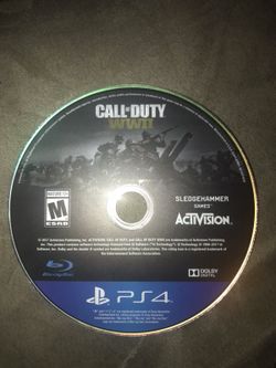 CALL OF DUTY WW2 FOR PS4!!!