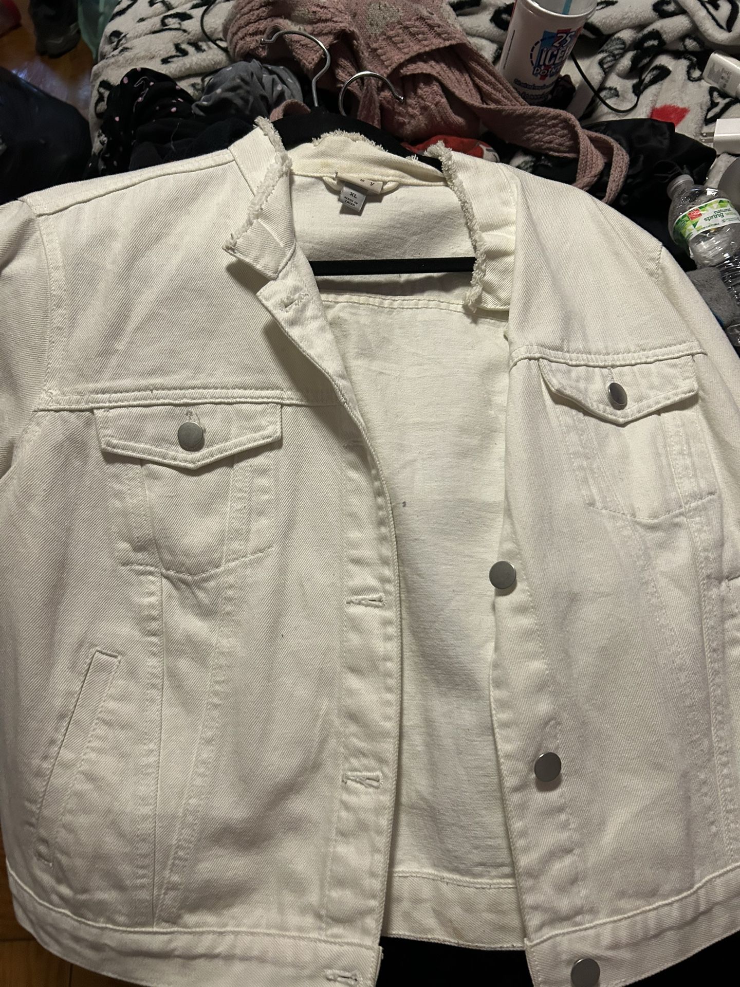 White Jean Jacket