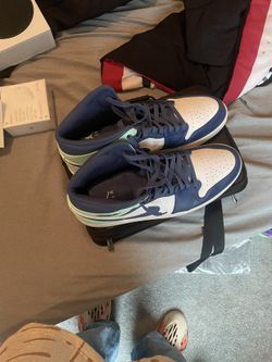 Jordan 1 Mid Blue Size 13