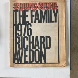 First Rolling Stone Magazine 1976