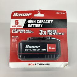 Bauer 5AH 20v Lithium-Ion Battery - NEW