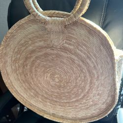 Straw purse