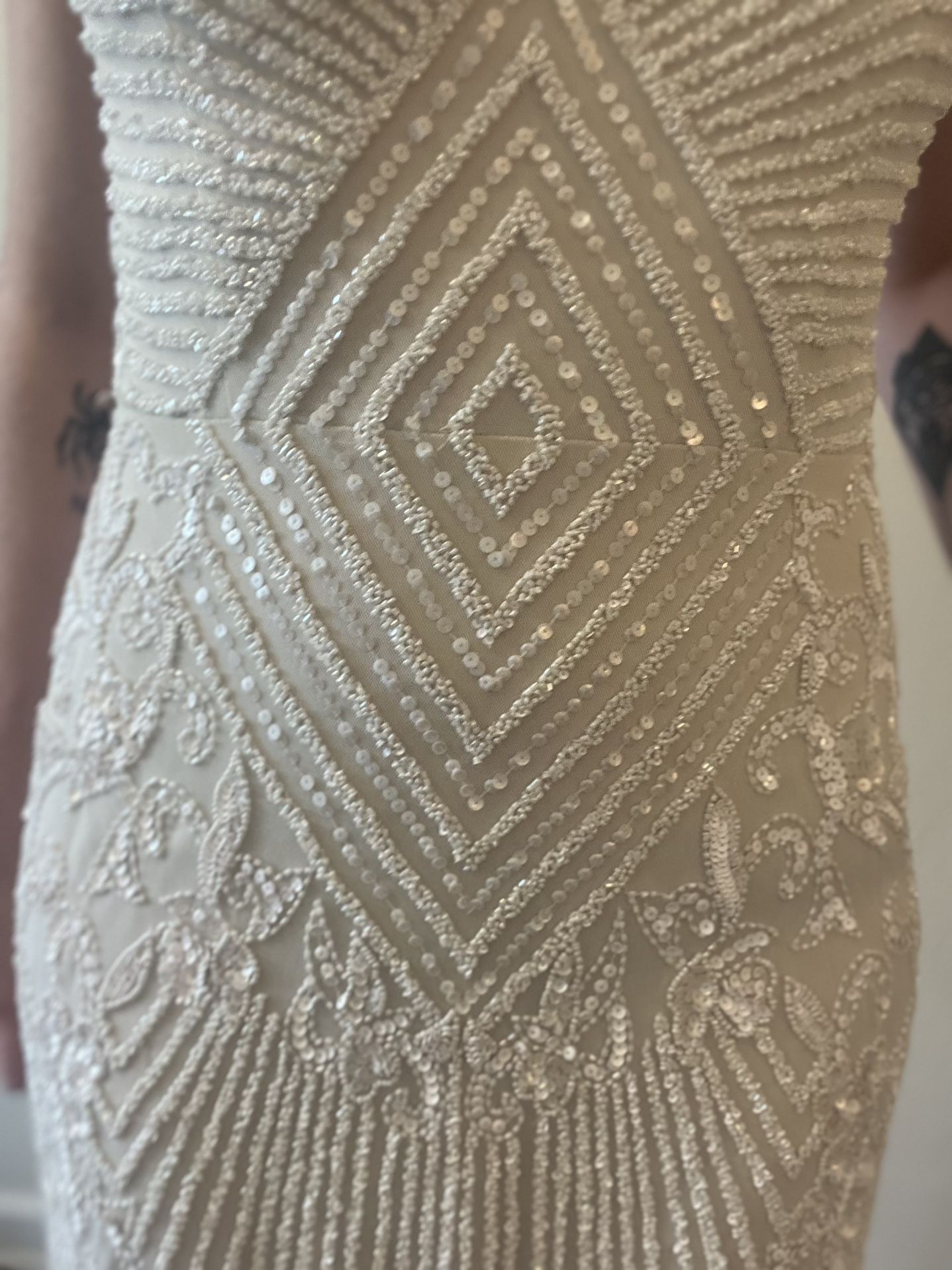 Beautiful Davids Bridal Beaded Mermaid Wedding Dress