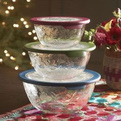 Princess House Set 3 Bowls