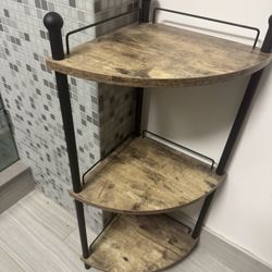 Gorgeous Wooden Corner Shelf 