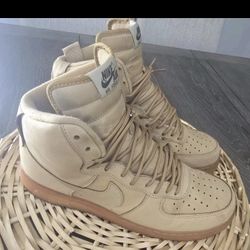 Nike Air Force 1 High Flax Wheat Tan Men’s 11 882096-200 | Clean | 100% Auth