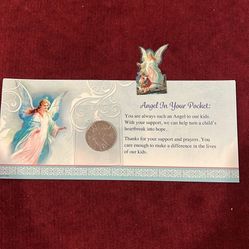 Angel Collecting -Coin and small Angel Image Piece