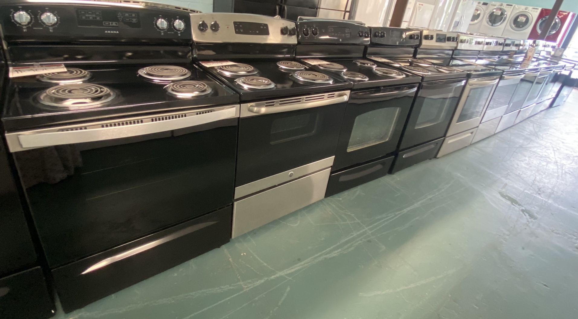 GREAT VARIETY OF STAINLESS STOVES, IN EXCELLENT CONDITION -20% OFF DISCOUNT