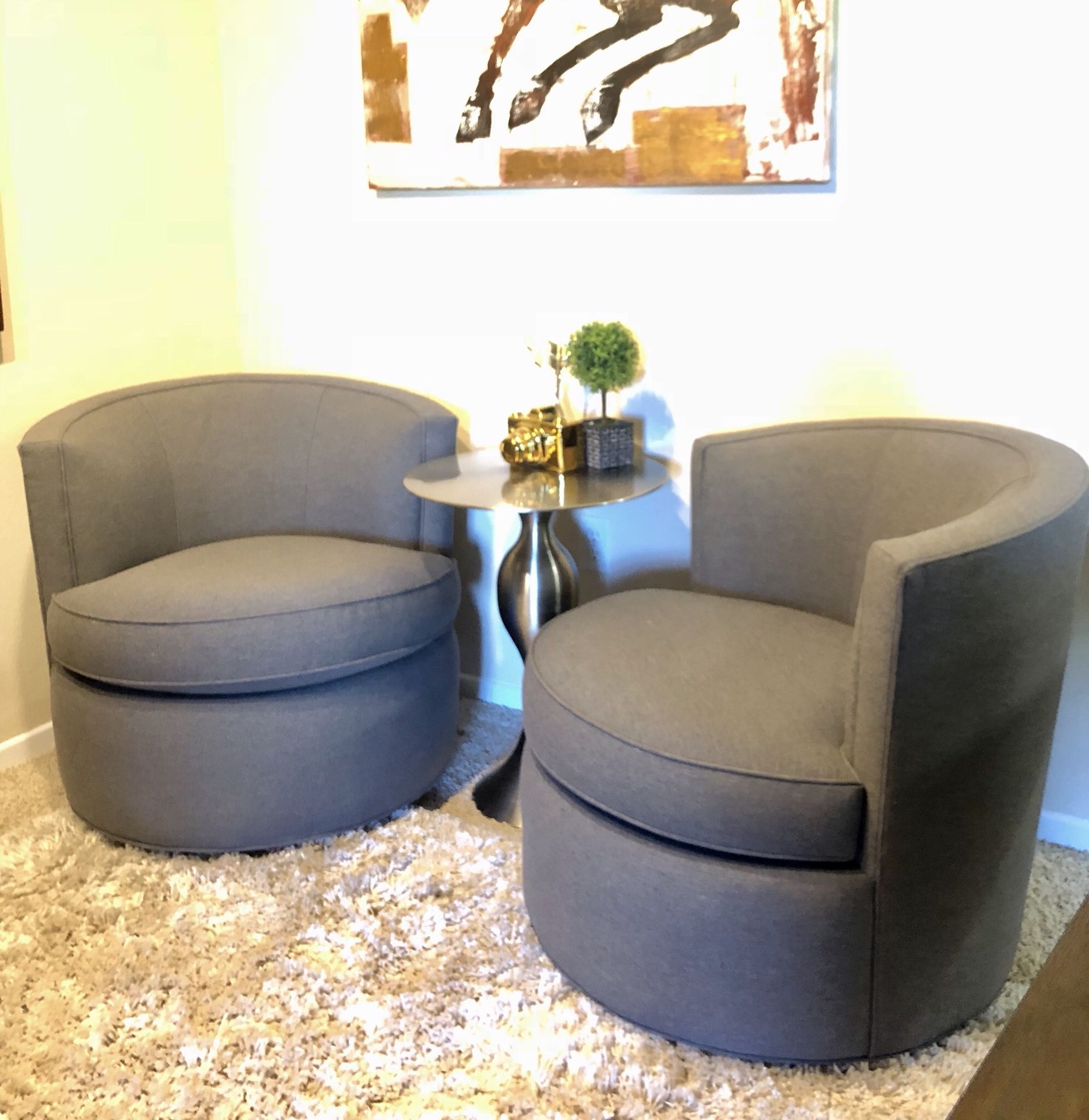Room and board otis swivel chair new arrivals