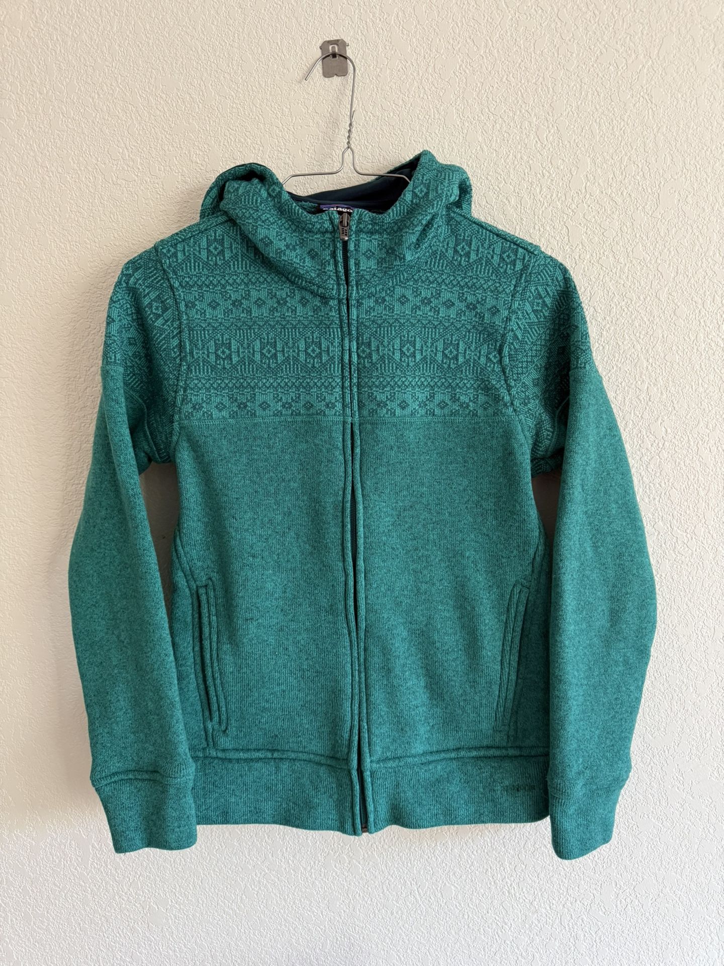 Patagonia Better Sweater Icelandic Hoody XS Tidal Teal