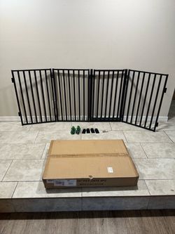 Extra Tall Heavy Duty Pet Fence / Freestanding Gate