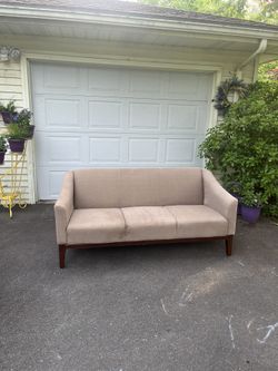 Beige Cloth Couch Free Delivery 